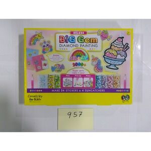 Creativity for Kids Big Gem Diamond Painting Kids OS Multicolor New Deluxe Kit